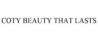 COTY BEAUTY THAT LASTS