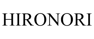 HIRONORI