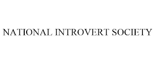 NATIONAL INTROVERT SOCIETY