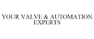 YOUR VALVE & AUTOMATION EXPERTS