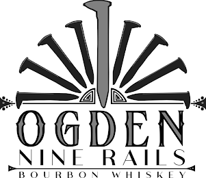 OGDEN NINE RAILS BOURBON WHISKEY