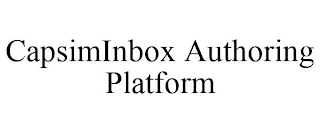 CAPSIMINBOX AUTHORING PLATFORM