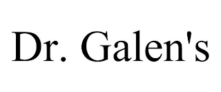 DR. GALEN'S