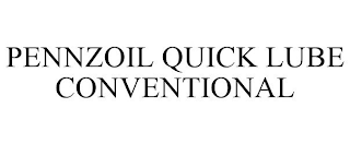 PENNZOIL QUICK LUBE CONVENTIONAL