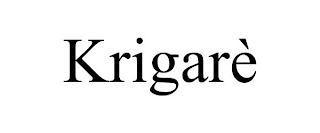 KRIGARÈ