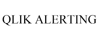 QLIK ALERTING