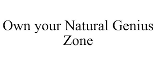 OWN YOUR NATURAL GENIUS ZONE