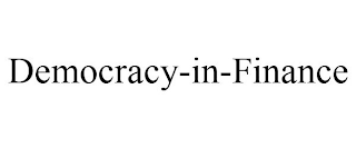 DEMOCRACY-IN-FINANCE