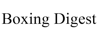 BOXING DIGEST