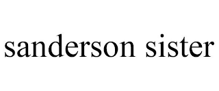 SANDERSON SISTER
