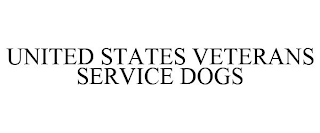 UNITED STATES VETERANS SERVICE DOGS