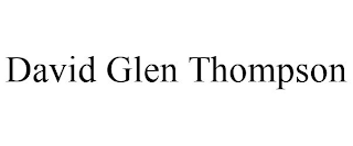 DAVID GLEN THOMPSON