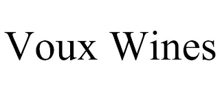 VOUX WINES