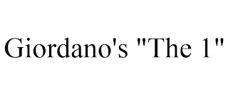 GIORDANO'S "THE 1"