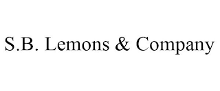 S.B. LEMONS & COMPANY