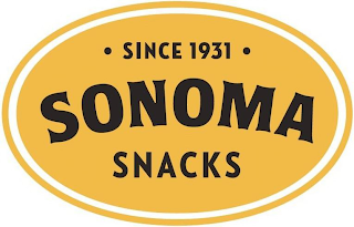 SINCE 1931 SONOMA SNACKS