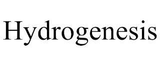 HYDROGENESIS