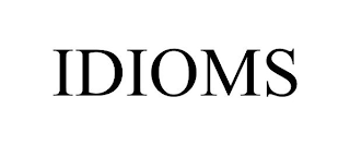 IDIOMS