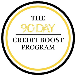 THE 90 DAY CREDIT BOOST PROGRAM