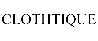 CLOTHTIQUE