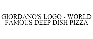 GIORDANO'S LOGO - WORLD FAMOUS DEEP DISH PIZZA