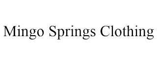 MINGO SPRINGS CLOTHING