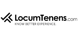 LOCUMTENENS.COM KNOW BETTER EXPERIENCE