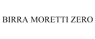 BIRRA MORETTI ZERO