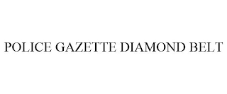 POLICE GAZETTE DIAMOND BELT