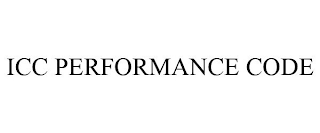 ICC PERFORMANCE CODE