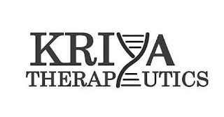 KRIYA THERAPEUTICS