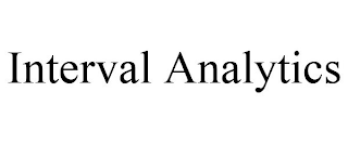 INTERVAL ANALYTICS