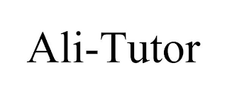 ALI-TUTOR