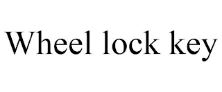 WHEEL LOCK KEY