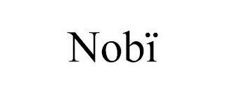 NOBÏ