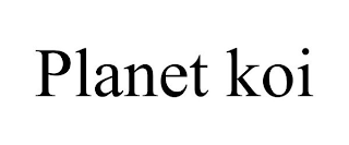 PLANET KOI