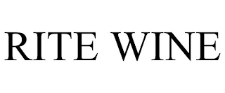 RITE WINE