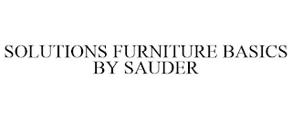 SOLUTIONS FURNITURE BASICS BY SAUDER