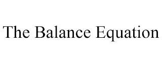 THE BALANCE EQUATION