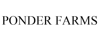 PONDER FARMS