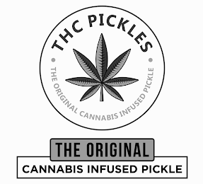 THC PICKLES THE ORIGINAL CANNABIS INFUSED PICKLE THE ORIGINAL CANNABIS INFUSED PICKLE