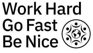 WORK HARD GO FAST BE NICE