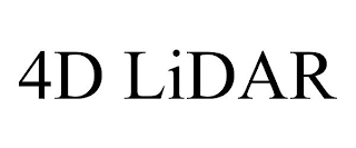 4D LIDAR