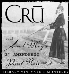 CRU AUNT MAY'S 2ND AMENDMENT PINOT NOIR LIBRARY VINEYARD MONTEREY 2018