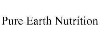 PURE EARTH NUTRITION