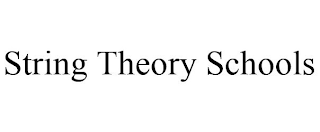 STRING THEORY SCHOOLS