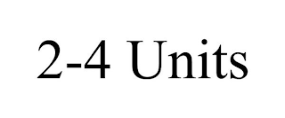 2-4 UNITS