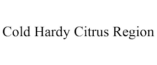 COLD HARDY CITRUS REGION