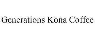 GENERATIONS KONA COFFEE