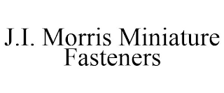 J.I. MORRIS MINIATURE FASTENERS